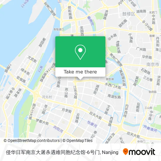 侵华日军南京大屠杀遇难同胞纪念馆-6号门 map