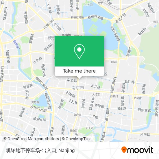 凯铂地下停车场-出入口 map