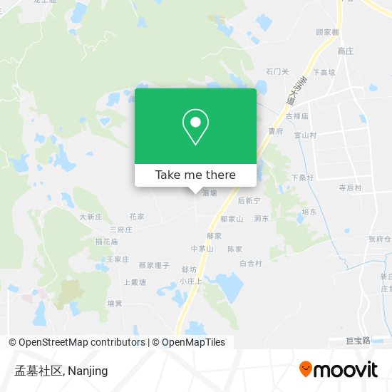 孟墓社区 map