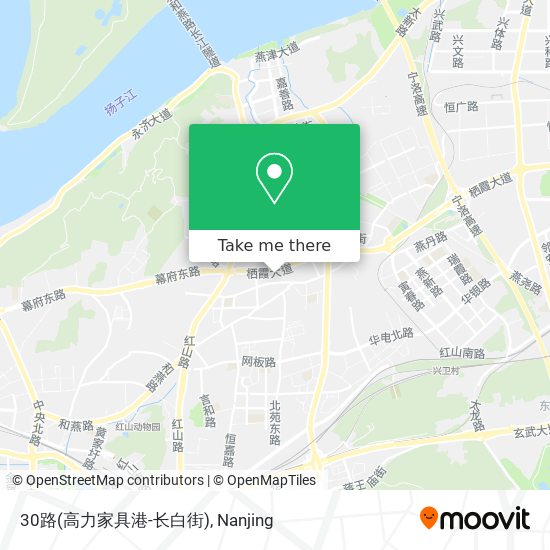 30路(高力家具港-长白街) map