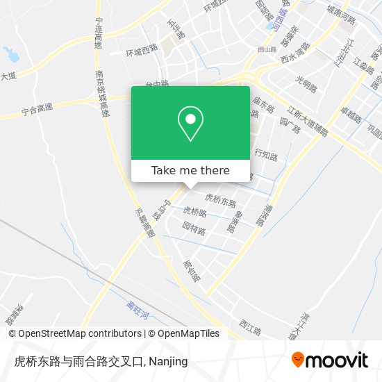 虎桥东路与雨合路交叉口 map