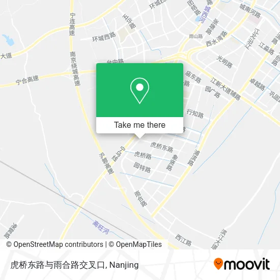 虎桥东路与雨合路交叉口 map