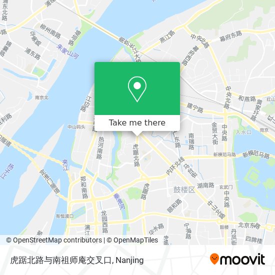 虎踞北路与南祖师庵交叉口 map