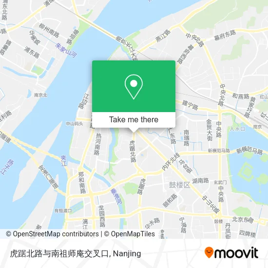 虎踞北路与南祖师庵交叉口 map