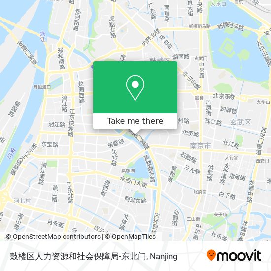 鼓楼区人力资源和社会保障局-东北门 map