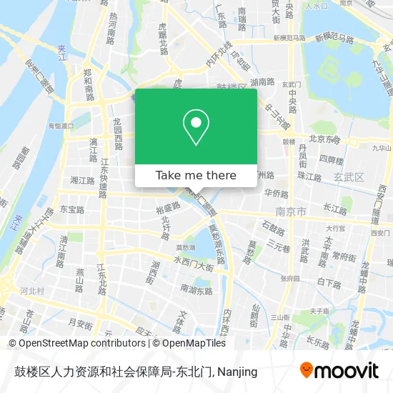 鼓楼区人力资源和社会保障局-东北门 map