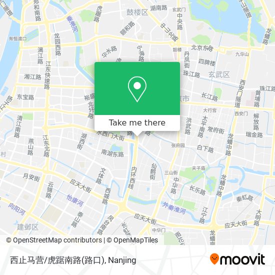 西止马营/虎踞南路(路口) map