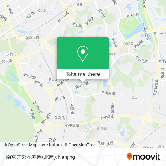 南京东郊花卉园(北园) map