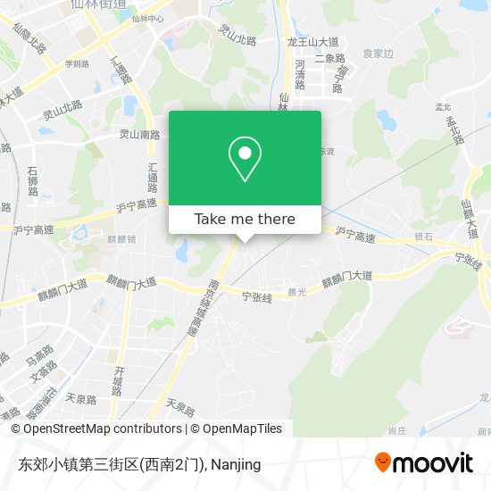东郊小镇第三街区(西南2门) map
