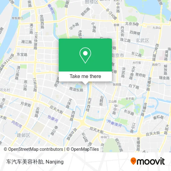 车汽车美容补胎 map