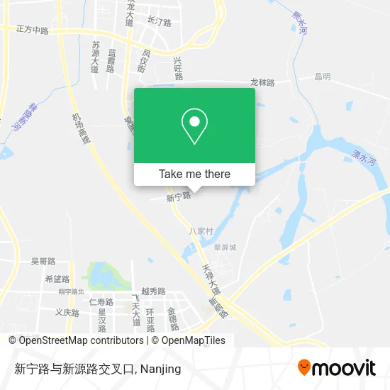 新宁路与新源路交叉口 map