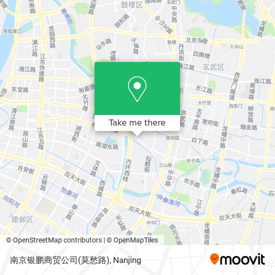南京银鹏商贸公司(莫愁路) map