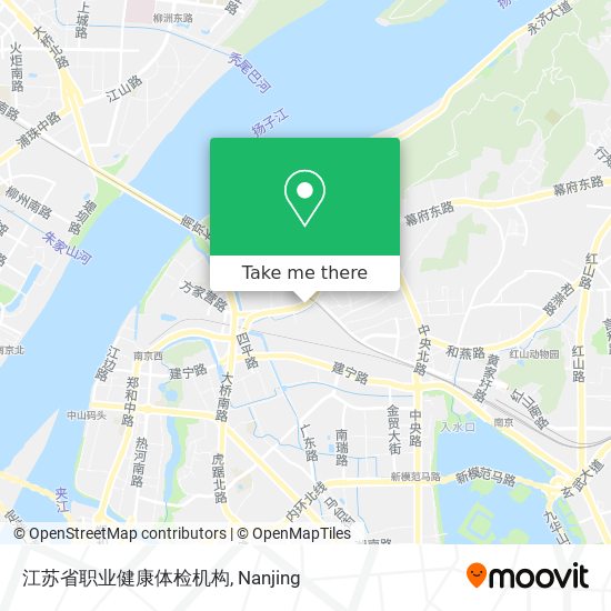 江苏省职业健康体检机构 map