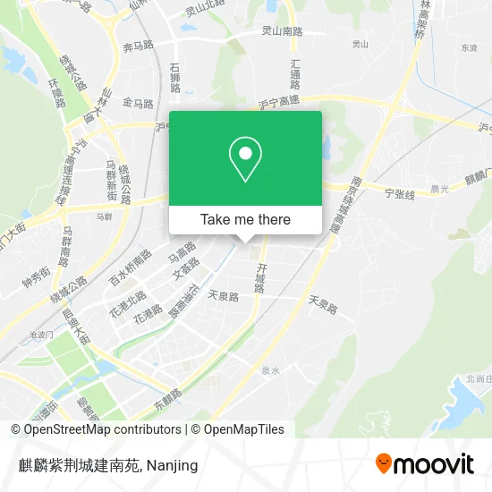 麒麟紫荆城建南苑 map