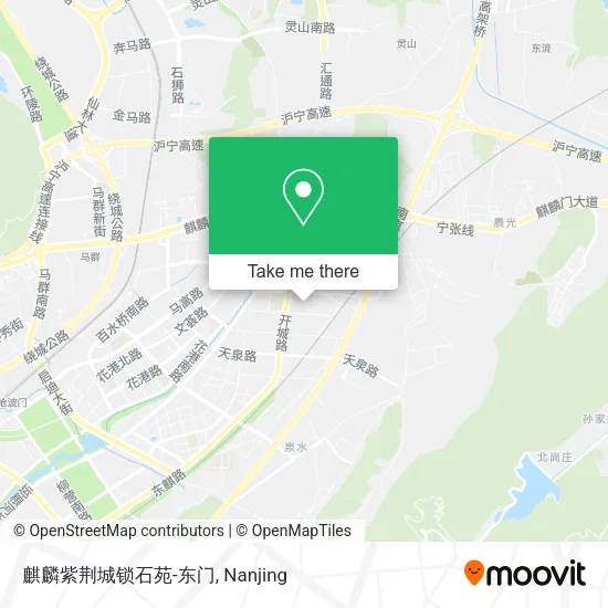 麒麟紫荆城锁石苑-东门 map