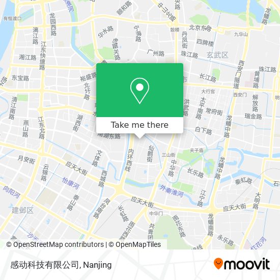 感动科技有限公司 map