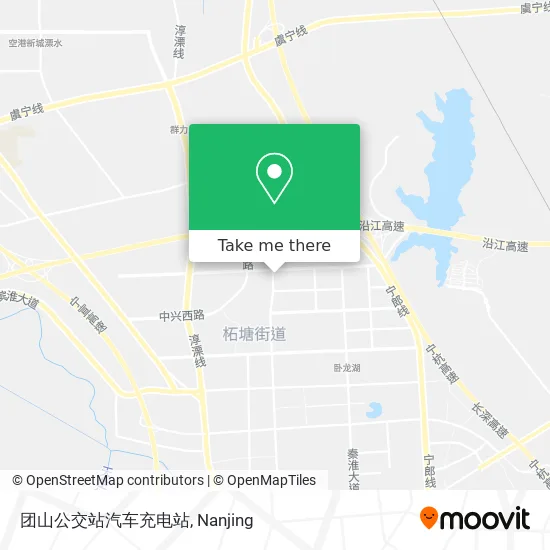 团山公交站汽车充电站 map
