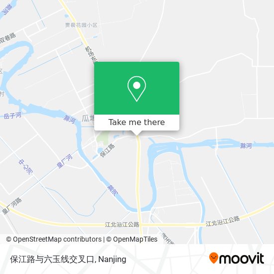 保江路与六玉线交叉口 map