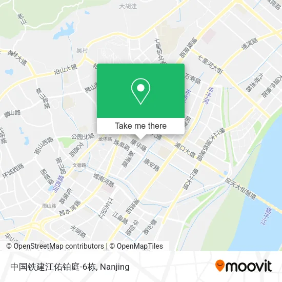 中国铁建江佑铂庭-6栋 map