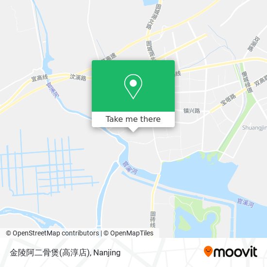 金陵阿二骨煲(高淳店) map