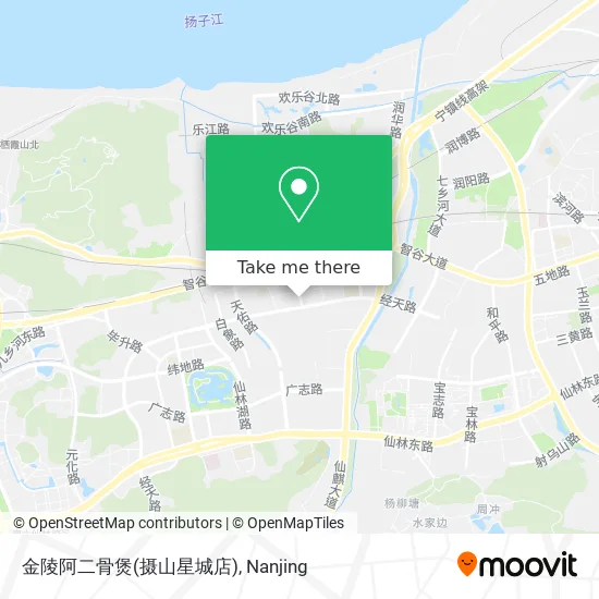 金陵阿二骨煲(摄山星城店) map