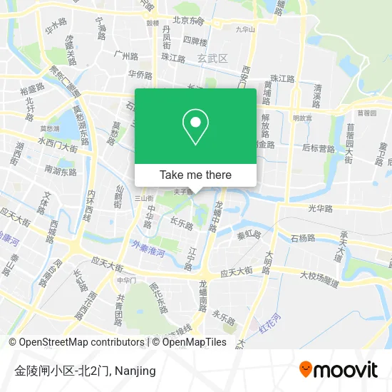 金陵闸小区-北2门 map