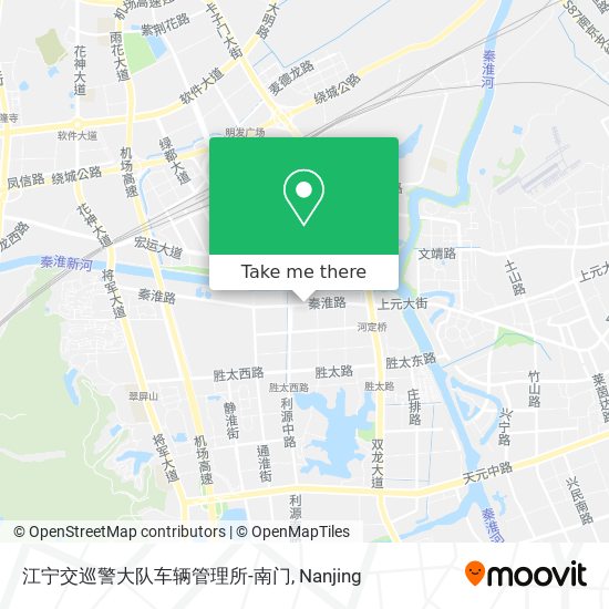 江宁交巡警大队车辆管理所-南门 map