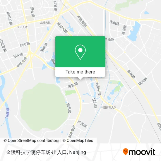 金陵科技学院停车场-出入口 map