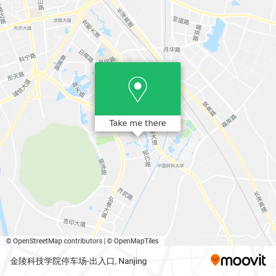金陵科技学院停车场-出入口 map