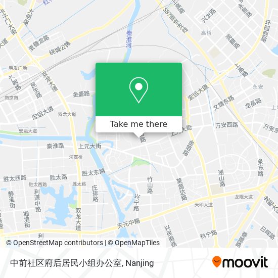 中前社区府后居民小组办公室 map