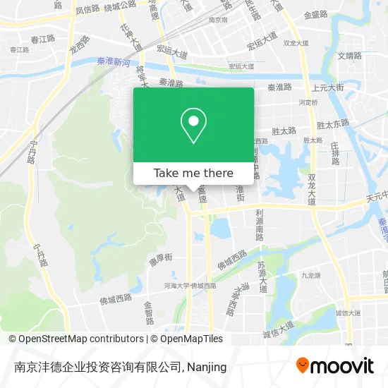 南京沣德企业投资咨询有限公司 map