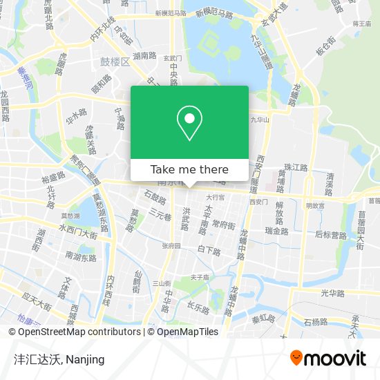 沣汇达沃 map