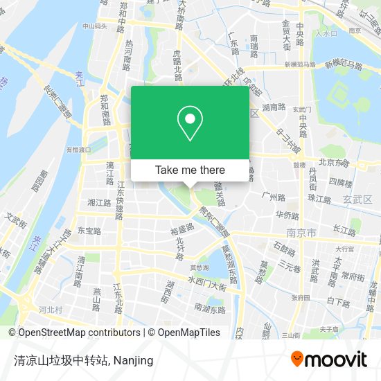 清凉山垃圾中转站 map