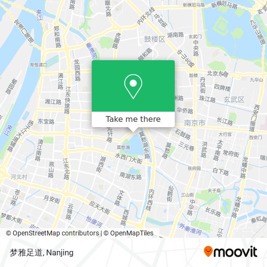 梦雅足道 map