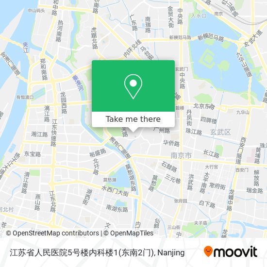 江苏省人民医院5号楼内科楼1(东南2门) map