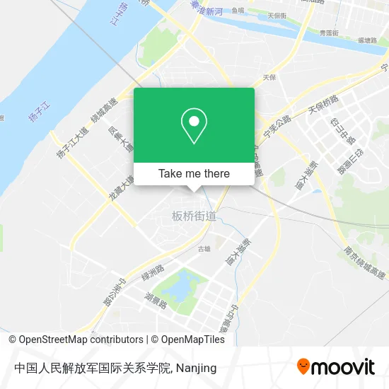 中国人民解放军国际关系学院 map