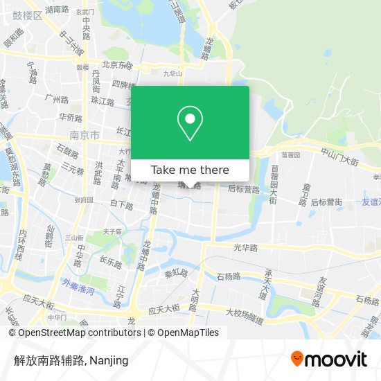 解放南路辅路 map