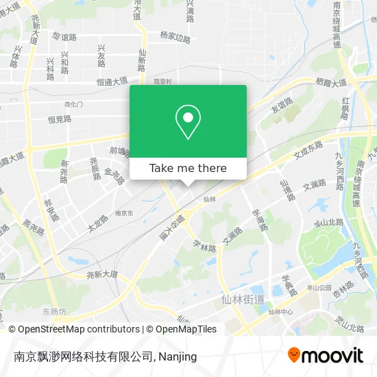 南京飘渺网络科技有限公司 map