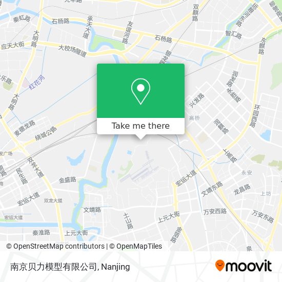 南京贝力模型有限公司 map