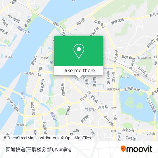 圆通快递(三牌楼分部) map