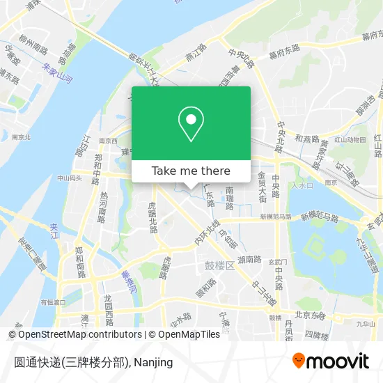 圆通快递(三牌楼分部) map