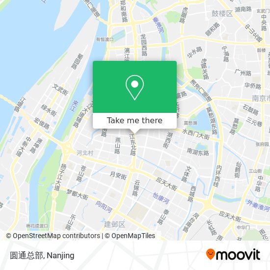 圆通总部 map