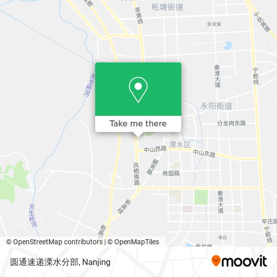 圆通速递溧水分部 map