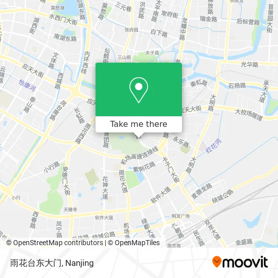 雨花台东大门 map