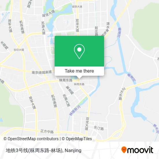 地铁3号线(秣周东路-林场) map