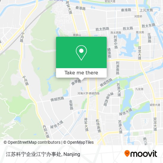 江苏科宁企业江宁办事处 map