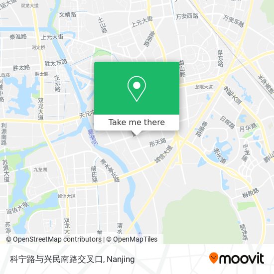 科宁路与兴民南路交叉口 map