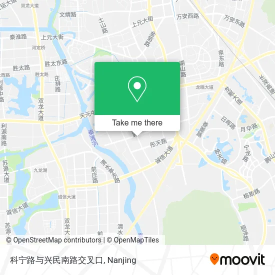 科宁路与兴民南路交叉口 map