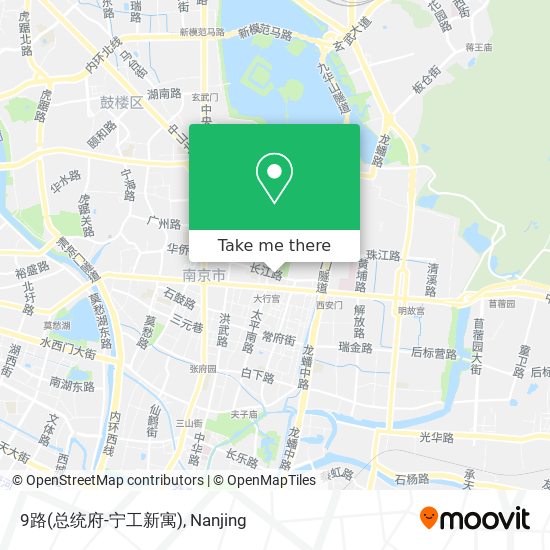 9路(总统府-宁工新寓) map