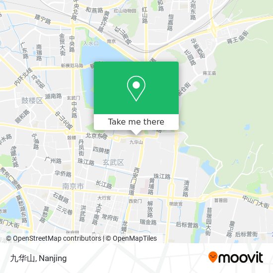 九华山 map